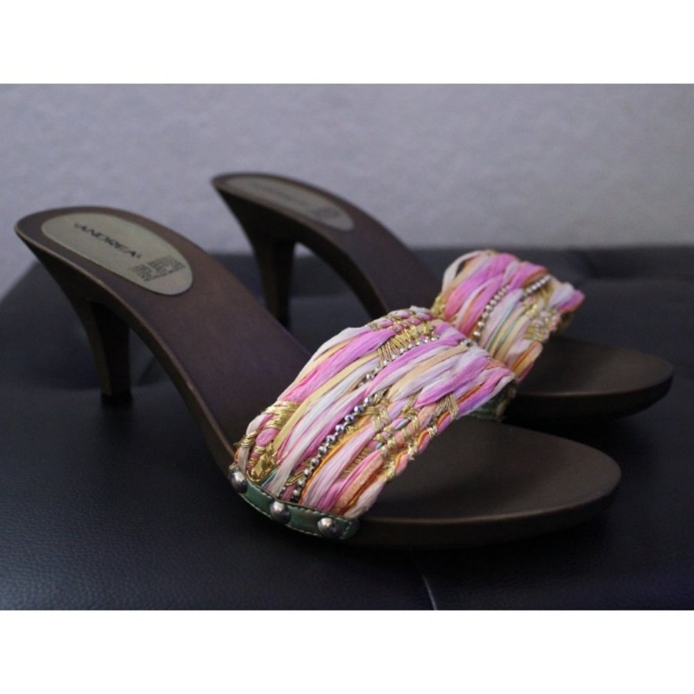 Andrea Y2K Mule Heels (NWOT)